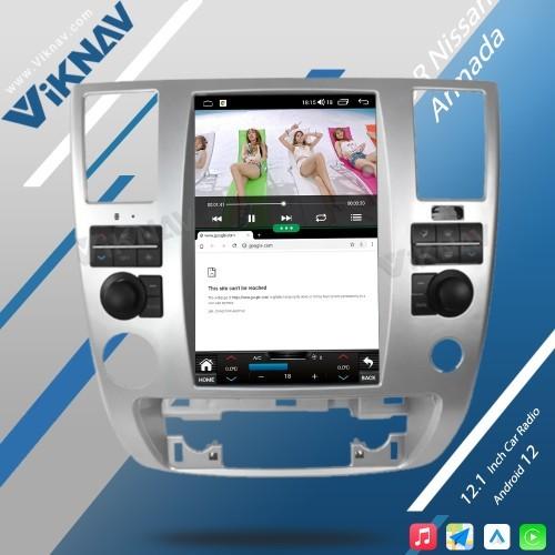 Viknav Android Auto Touch Screen Car Radio 12.1 inch For Nissan Armada 2009-2010 GPS Navigation Head Unit Video Player