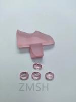 Coral / Rosa Rosa safira crua / Roughgem Crystal Lab feito para acessórios de jóias