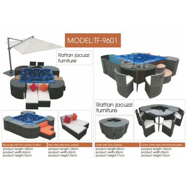 Outdoor furniture Spa or jacuzzi furniture-9601S