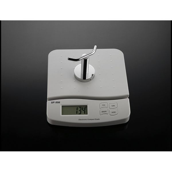 Morden Durable Stainless Steel Robe Hooks Bathroom Double Robe Hook