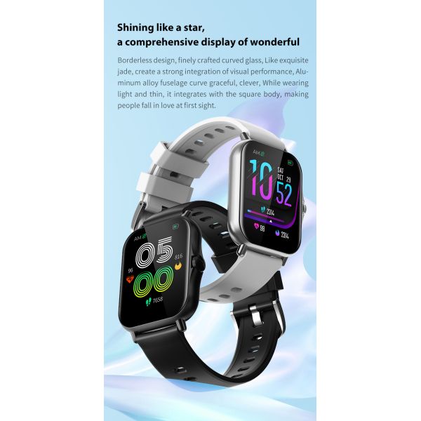 Тариф сердца smartwatch BLE5.0 экрана касания CE 300mAh и напоминание звонка кровяного давления