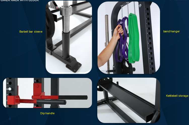 Foldable NO Professional Multifunction Gym Equipment Power Rack Cage for Bodybuilding
