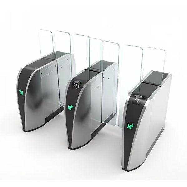 Full High Sliding Turnstile Gate Stainless Steel Quick Pass With Counter