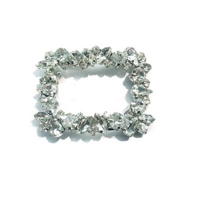 Europe Vintage Diamond Lady Shoe Accessories With Multiple Colors