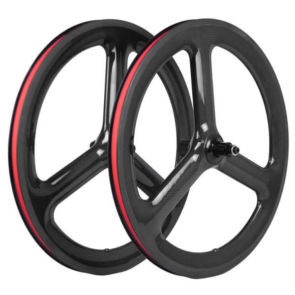3 Spoke 20 Inch Bike Wheelset Road Track 20