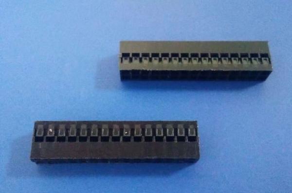 Black Color Wire To Board Connector 2mm Pitch Housing Dual Row Pcb Cable Connectors