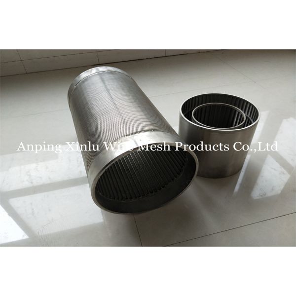 Non Clogging Continuous Slot Screen For FOTI Water Filtering Screen Pipe