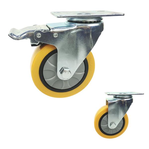 OEM 4 Industrial Medium Duty Casters With Bearing Covers