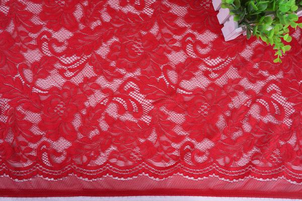2017 Hot Sale Garment Accessories Strech French Lace Fabric  with Different Color-