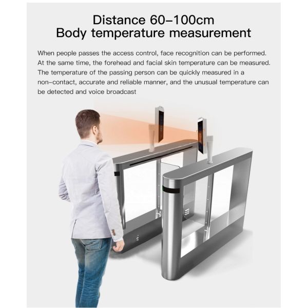 Android 7,1 termômetros do infravermelho do controle de acesso do leitor de Rfid