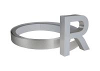 3d acrylique a mené la bobine en aluminium plate de chapeau d'équilibre d'aluminium du panneau 0.8mm de signe d'affichage