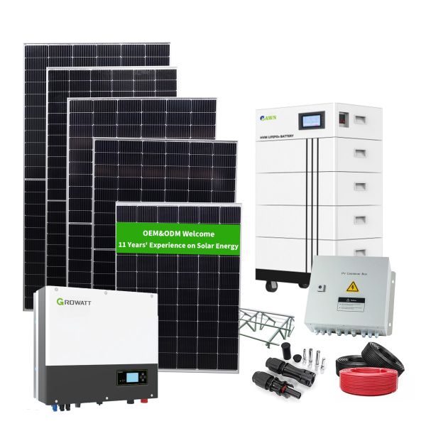 550W Solar Panel 400 Watt Electric Generator 20KW Hybrid Solar Energy Systems 20000 Watt Solar Energy System