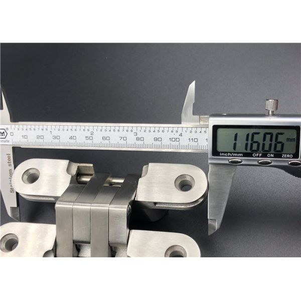 charnières de porte invisibles invisibles d'acier inoxydable de charnière de la porte SOSS de 35mm ultra tranquilles