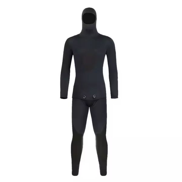 Traje de neopreno negro y elegante para buceo con escafandra de 3 mm para pesca submarina y esnórquel