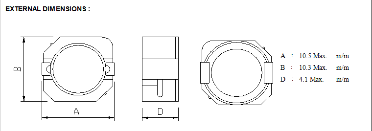 Индуктор высокой мощности SMD Patch Shielding Inductance Shieled Power индуктор