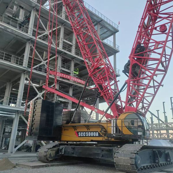 400T Hydraulic Crawler Crane Used SCC4000A Second Hand Crawler Cranes