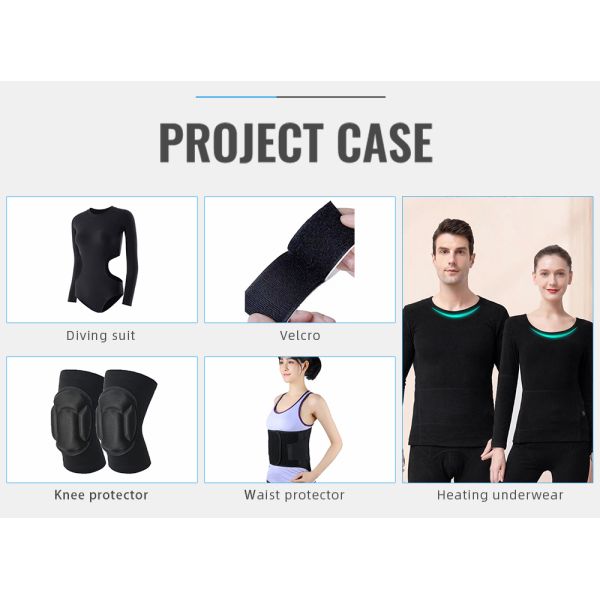 TWILL Клейкая петля Веллурная ткань крючок Найлоновая спандексная ткань