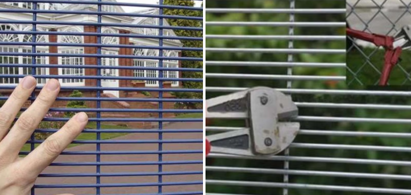 Clear View Anti-theft 358 Security Mesh Fence For Perimeter Protection