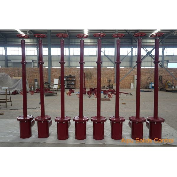 Cast Iron Polished Drilling Mud Tank Control Valve Oil Resistance
