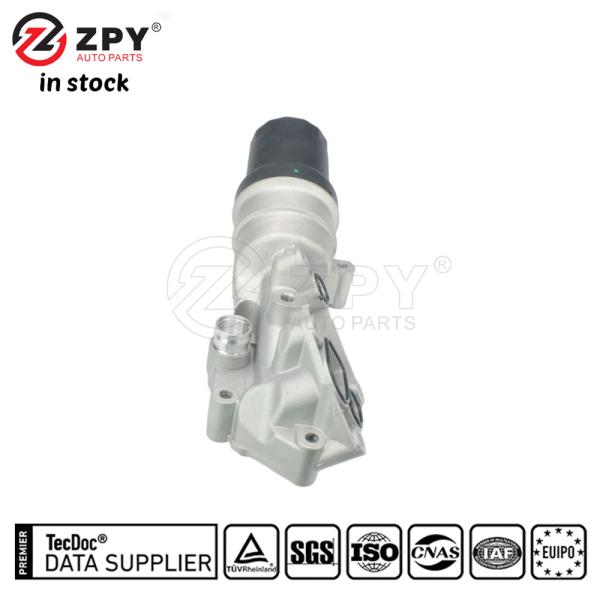 ZPY Oil Filter Adapter Housing for VW Audi 2.5L Engine 07K115397D