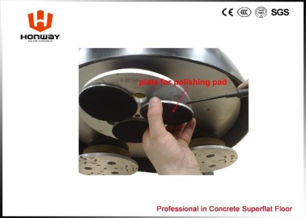 Three Heads Industrial Floor Grinder Concrete Grinding Machine 30L Water Tank