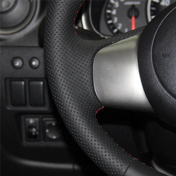 Customized Hand Sewing Car Accessories Steering Wheel Cover for Nissan March Sunny Versa