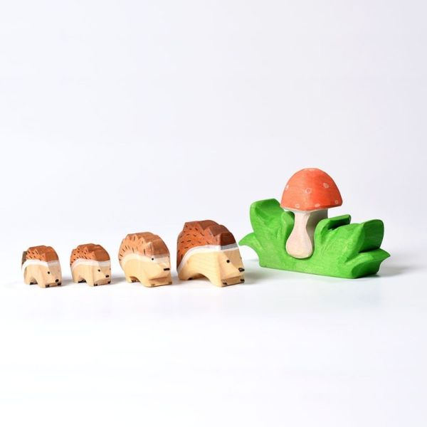 No Deformation Handmade Wooden Animals Wood Bird Figurines Toys
