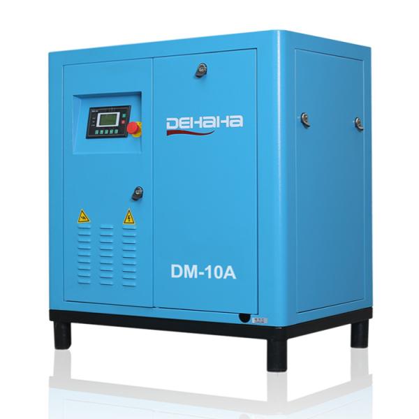 Compressor de ar de parafuso de frequência variável de ímã permanente de 7,5kW 10hp para jateamento de areia