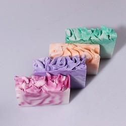 Organic Handmade Flower Soap / Body Face Whitening Bar Soap FDA Certified