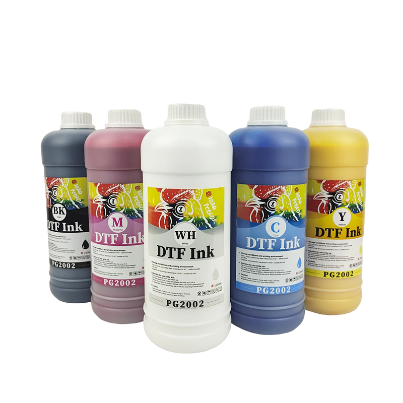 FCOLOR HOT PET Film Transfer Pigment Ink for Epson DX5 XP600 L1800 L805 DTG Textile Printer