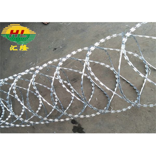 ASTM Bto-22 barbed concertina wire 700mm Galvanized Steel Barbed Wire
