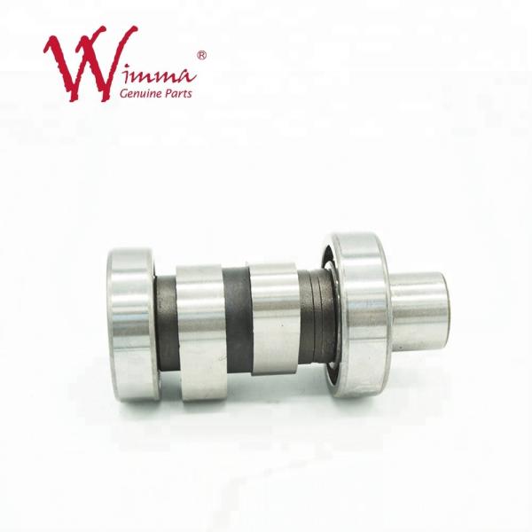Bajaj Ct 100 Peças do motor Camshaft de aço prateado preto ISO9001 Listado
