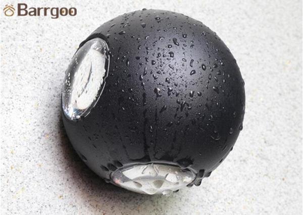 12W 95x95x80mm Round Ball LED Wall Light Waterproof Shine Four Sides