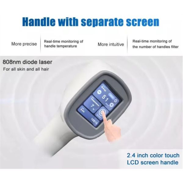 Desktop 808nm 810nm Diode Laser Machine Skin Whitening Body Hair Removal