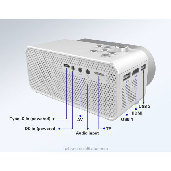 Budplus V1 for Fengmi P1 Pocket Laser Projector Pico Beamer Portable Laser Projector DLP Lens Projector Auto Focus Pico Beamer