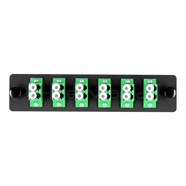 6 портов LC Fiber Patch Panel загруженная W/6 LC Fiber Adapter Panel
