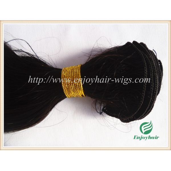 Hand tied weaviing Brazilian virgin remy hair,body wave hair extension no shed no tangle