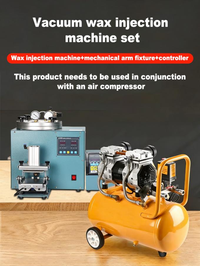 Jewelry Wax Injection Equipment Rated at 400W Power, Holding Up to 3kg Wax, with a 0°C to 85°C Temperature Control Range