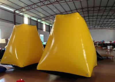 Outdoor Water Park Inflatable Paintball Bunkers 2 X 2 X 2.5m Enviroment - Friendly