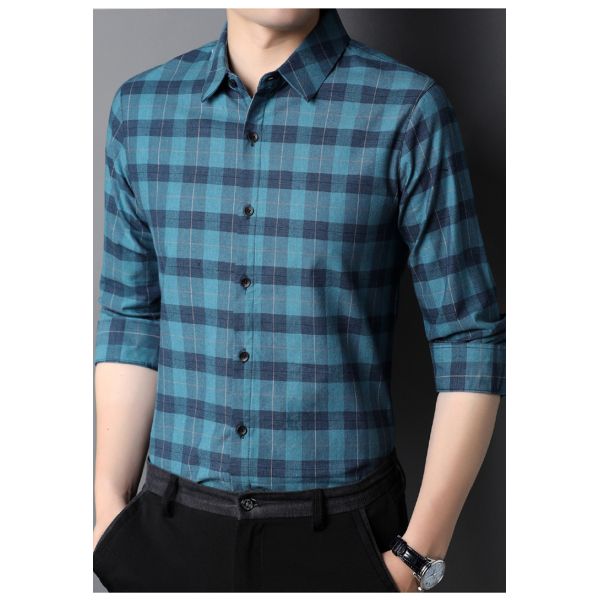 Camiseta de manga larga de estilo de moda 2021 para hombres con cierre y comodidad de botón cubierto