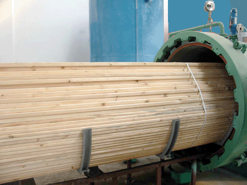 Autoclave química de madera del vapor saturado para el tratamiento de madera con el líquido del CCA