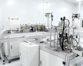 Integrated 200 PCS/MIN High-Speed Mask Production Line | Fully Automatic 1-to-2 System with AI-Vision Quality Inspection & PLC Automation