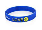 factory supply directly blue basketball sports personalised wristbands no minimum order