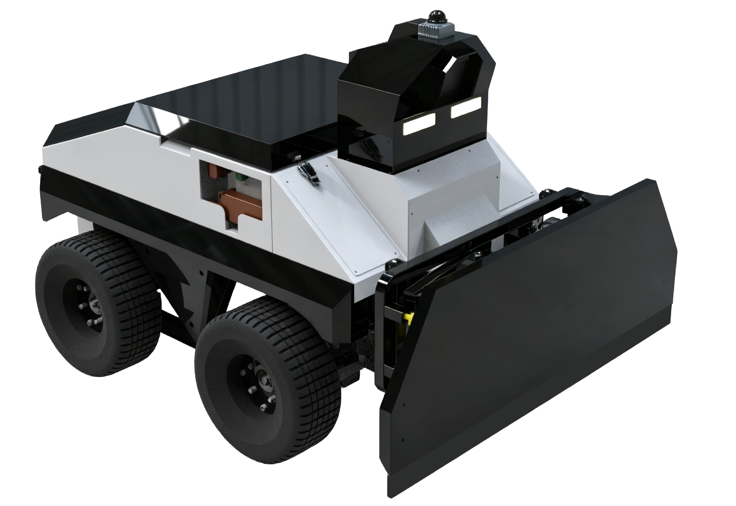 UHAND Robotic Feed Pusher Laser-Vision Navigation