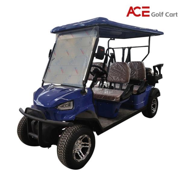 40km/H EV Golf Cart With Smart Charger And Electromagnetic Parking Brake