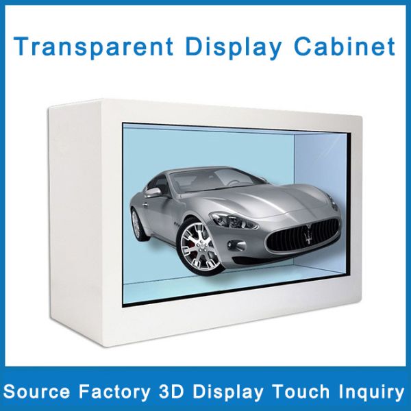 high quality multi touch 43 inch transparent advertising display price