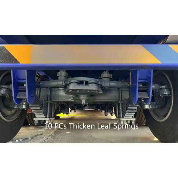 Половина прицепа с низкой ложкой на гусиной шее 80 тонн