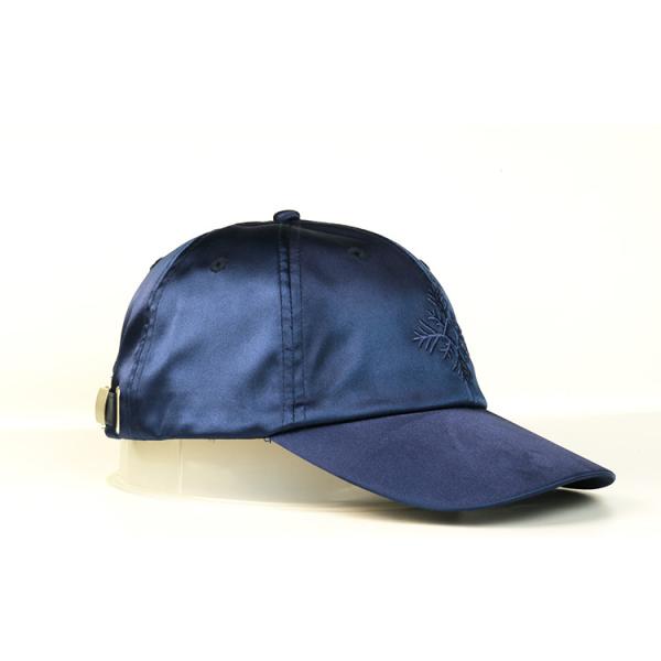 Wholesale personality fashion fully custom embroidered satin baseball cap for unisex