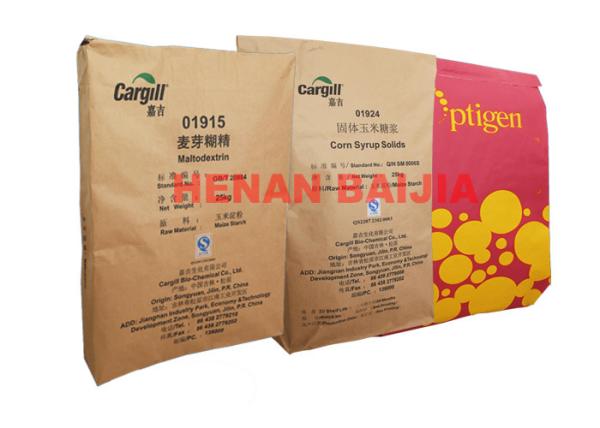 Sacos de papel de Multiwall da farinha de peixes sacos de papel abertos costurados da boca da alimentação animal de 1-4 camadas