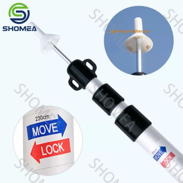 Custom Aluminum Retractable Support Tube for RV Canopy